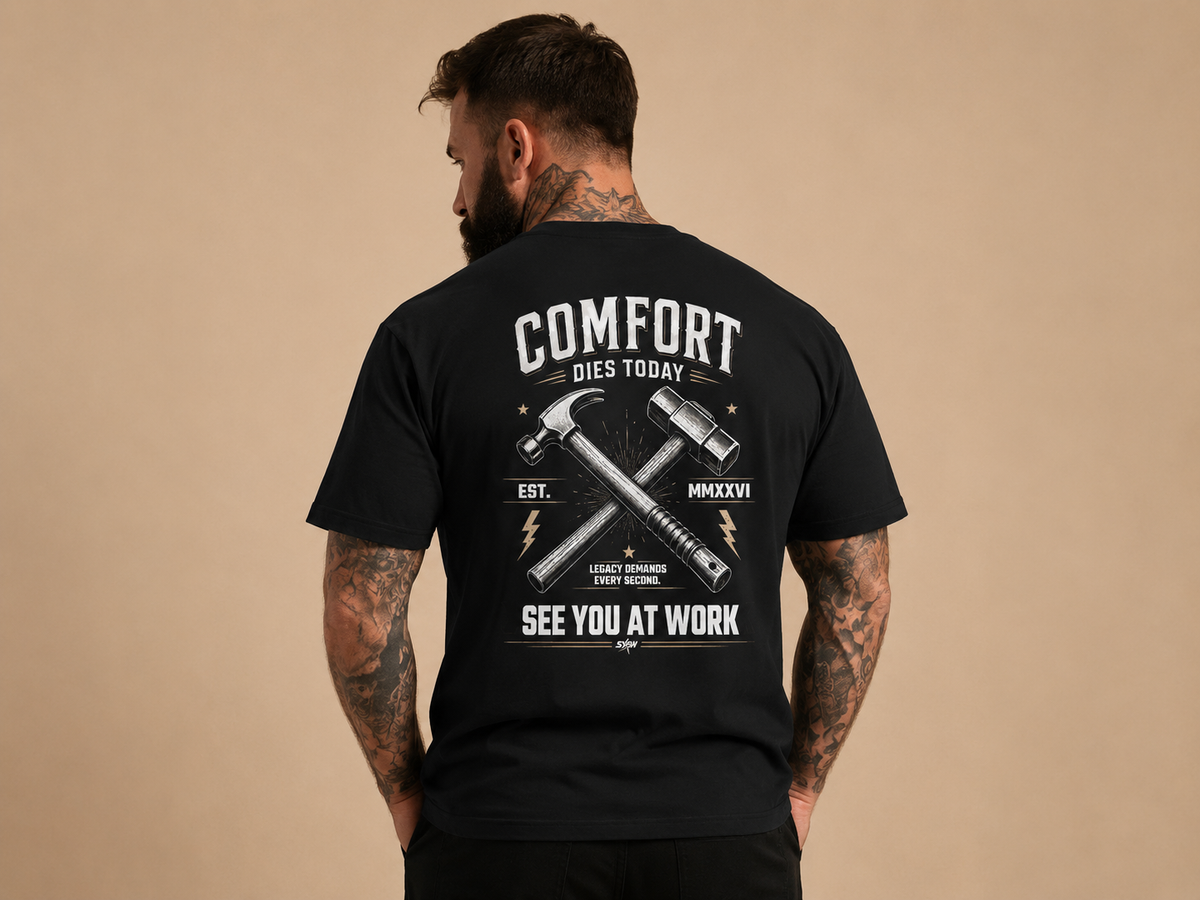 SYAW "COMFORT DIES TODAY" Tee (S-4XL)