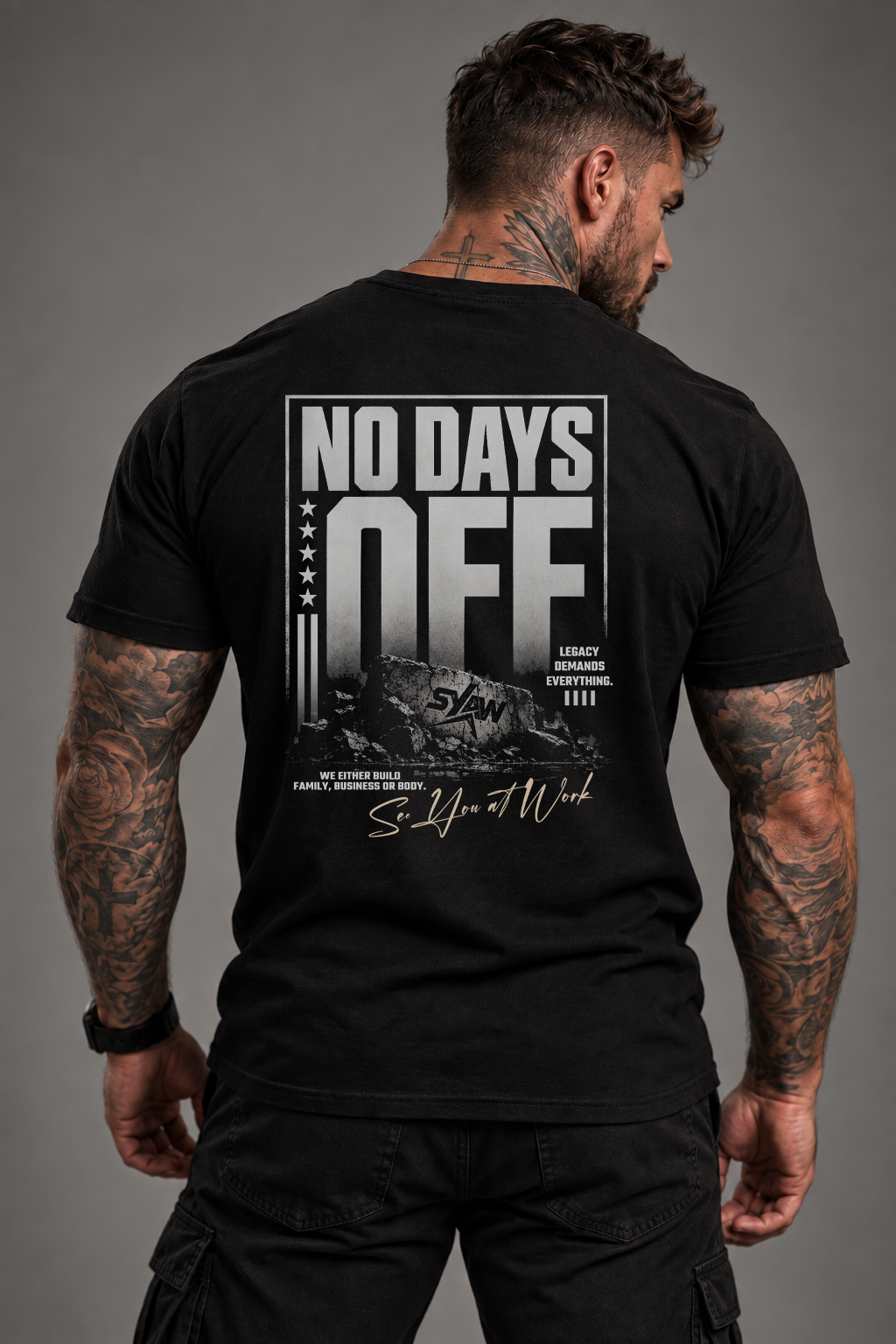 SYAW "NO DAYS OFF" Tee (S-4XL)