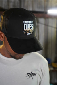SYAW "COMFORT DIES TODAY" Snapback COMING SOON