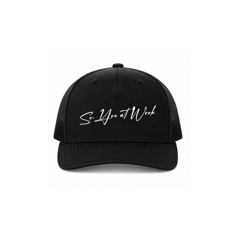 SYAW "Signature Snapback" Black (PRE-ORDER STARTS SEPT 14TH (SHIPS BY OCT 1)