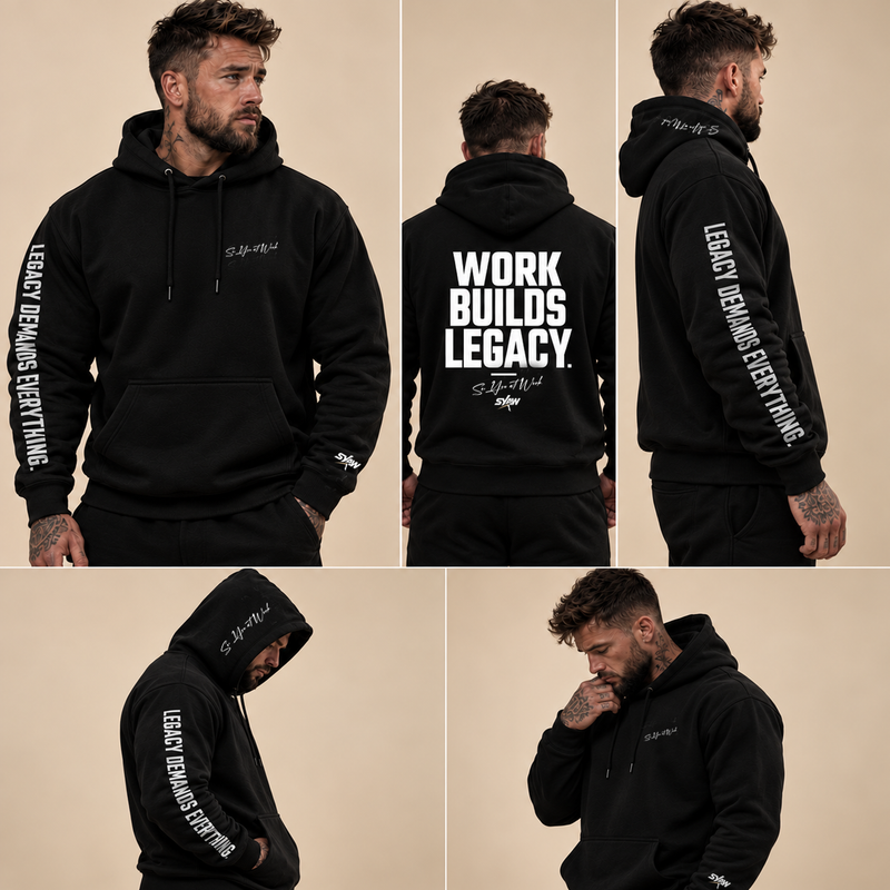 SYAW "Signature Hoodie" Black (S-4XL) PRE-ORDERS START SEPT 14TH (SHIPS BY OCT 1)